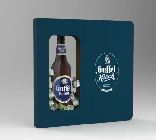 Designový 3D zápisník s vlastním designem - pivo Gaffel