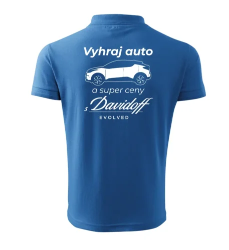 Bavlněné promo tričko se speciálním transferovým potiskem na rukávu